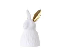 Jarrones para Flores Jarrón de cerámica con Forma Animal Orejas Doradas, Arte Hecho a Mano, arreglo Floral, Manualidades Decoración del hogar(Rabbit 8.5in)