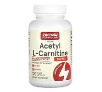 Jarrow Formulas Acetyl L-Carnitina, 500mg - 120 cápsulas vegetales, Potente apoyo cognitivo y energético, Optimiza el metabolismo