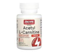 Jarrow Formulas Acetyl L-Carnitina, 500mg - 60 cápsulas vegetales, Potente apoyo cognitivo y energético, Optimiza el metabolismo