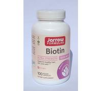 Jarrow Formulas Biotina, 5.000 mcg, 100 cápsulas vegetales