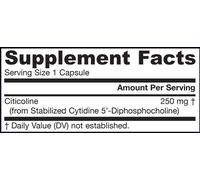 Jarrow Formulas Citicolina (CDP Colina) 250 mg - 120 Cápsulas