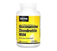 Jarrow Formulas Glucosamine + Chondroitin + MSM - 240 cápsulas, Apoyo para articulaciones y salud ósea