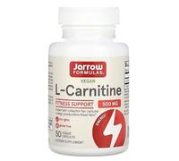 Jarrow Formulas L-Carnitina, 500mg - 50 Cápsulas, Suplemento para Energía y Recuperación Muscular