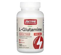 Jarrow Formulas L-Glutamina, 1000mg - 100 tabletas, Suplemento para Recuperación Muscular y Sistema Inmunológico