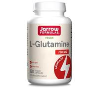 Jarrow Formulas, L-Glutamine, 750mg, Alta Dosis, 120 Cápsulas veganas, Probadas en Laboratorio, Sin Gluten, Sin Soja, Vegetarianas, No GMO