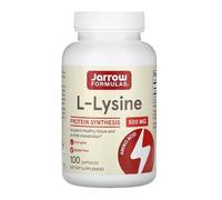 Jarrow Formulas L-Lisina, 500mg - 100 cápsulas, Suplemento para Apoyo Inmunológico y Salud Óptima