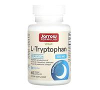 Jarrow Formulas L-Triptófano, 500mg - 60 vcaps, Suplemento para Mejorar el Estado de Ánimo y el Sueño