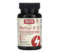 Jarrow Formulas Methyl B-12, 500mcg - 100 Pastillas - Salud del Cerebro y Energía, Ideal para la Nutrición Óptima
