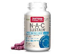 Jarrow Formulas NAC Sustain ® N-acetilcisteína - 60 Tabletas