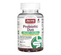 Jarrow Formulas Probiotic Duo, Frambuesa - 60 gomitas - Salud Digestiva y Sistema Inmunológico