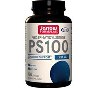 Jarrow Formulas, PS100 (fosfatidilserina), de soja, 100 mg, 120 cápsulas, probado en laboratorio, sin gluten, sin ingeniería genética