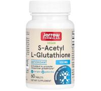 Jarrow Formulas - S-acetilo L-glutatión | 100 mg para protección celular antioxidante - 60 tabletas