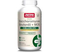 Jarrow Formulas, Saccharomyces boulardii plus MOS, 250mg, Alta Dosis, 90 Cápsulas veganas, Probadas en Laboratorio, Sin Gluten, Vegetarianas, Sin Soja, No GMO