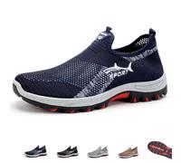 Jarv Cooling Comfort Sneaker, Atlacoast Summer Breathable Mesh Slip-On Casual Sports Walking Shoes (Blue,39)