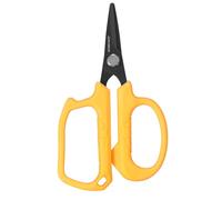 JARVISTAR Tijeras de Pesca 12cm - Resistente, cuchillas de acero doble diente, corta cuerdas trenzadas/mono/fluorocarbono, naranja