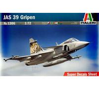 Jas 39 Gripen Caza Kit De Plástico 1:72 Modelo Italeri