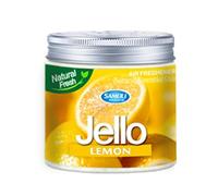 Jasaly Ambientador de gel para coche, 220 g, bálsamo desodorizante, fragancia de larga duración, aroma a aromaterapia para coche, limón