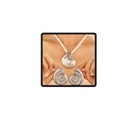 Jascatin Juego de collar y pendientes de caracola de playa, gargantilla, collar con colgante, collares bohemios para vacaciones, collar exagerado, joyería para mujer, Metal