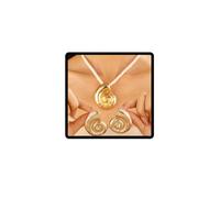 Jascatin Juego de collar y pendientes de caracola de playa, gargantilla, collar con colgante, collares bohemios para vacaciones, collar exagerado, joyería para mujer, Metal