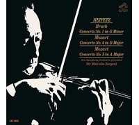 Jascha Heifetz - Bruch: Violin Concerto No. 1 in G Minor, Op. 26; Mozart: Violin Concertos No. 4 in D Major, K.218 & No. 5 in A Major, K.219 - Sony Classical Originals