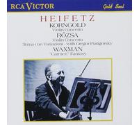 Jascha Heifetz Korngold: Violin Concerto / Rozsa: Violin (CD) (Importación USA)