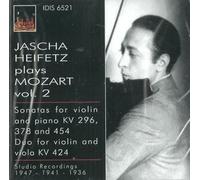 Jascha Heifetz - Plays Mozart Vol. 2 / Studio R