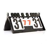 JasCherry Deportivo Marcador Plegable Flipper 4 Dígitos Marcador de Puntaje Flip Marcador Portátil para Competición Voleibol Bádminton Tenis de Mesa Fútbol Fútbol #1