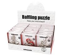 JasCherry Juego de 24 Piezas Juguetes Rompecabezas de Metal Alambre Set para Adultos IQ Juguete Logica Rompecabezas de Hierro Ingenio de Metalicos Juego Mentales para Niños y Adolescentes #03