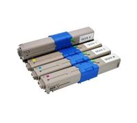 JASFwmukn Cartucho de tóner de Color Compatible con C310 C330DN MC361 MC561 C510DN C530DN Kit de tóner de fotocopiadora BK Cian Amarillo Magenta(C)