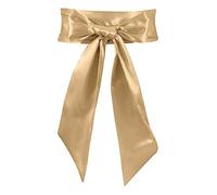 JasGood Cinturón de satén para vestido de mujer, cinturón de novia para fiesta de boda, cintura de novia para ocasiones especiales de 3,7 pulgadas de ancho, talla única, H-caqui, talla única