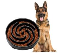 JASGOOD Cuenco para perros de alimentación lenta para perros grandes, antiengullido Pet más lento alimentos alimentos alimentos para evitar la hinchazón, prevenir la asfixia saludable diseño perro