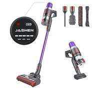 Jashen V16 Cable, Aspiradora de Mano 4 en 1, 22000 Pa de Potencia Bolsa, hasta 40 min de Aspiración, Batería Extraíble, 350 W, 0.6 litros, 70 Decibeles, 3 Velocidades, Púrpura