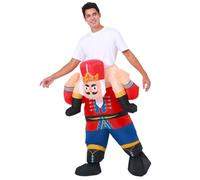 JASHKE Disfraz Inflable para Adultos Traje de Animal Inflable Disfraz Hinchable Montura para Halloween Carnaval Navidad