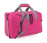 JASLEN - Bolsa De Viaje Cabina 40X25X20 Mujer y Hombre Plegable Ligera Impermeable. Bolsa Fin De Semana Mujer Bolsa De Viaje Mano Compatible Ryanair, Fresa