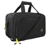 JASLEN - Bolsa De Viaje Mujer y Hombre Plegable Ligera Impermeable. Bolsa Fin De Semana Mujer Bolsa De Viaje Mano, Negro