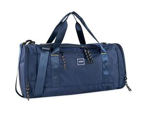 JASLEN - Bolsa De Viaje Mujer y Hombre Plegable Ligera Impermeable. Bolsa Fin De Semana Mujer Bolsa De Viaje Mano, Marino