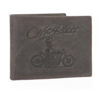 Jaslen - Carteras para Hombre Elegantes de Alta diseño Moderno. Billeteras para Hombre compactas Estilo clásico Cartera Monedero Funcional., Marron