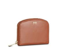 Jaslen - Monedero - Monedero Mujer Piel, Cartera Mujer Compacta, Monedero Cremallera Mujer - Monedero Pequeño, Monederos De Mujer, Monederos Mujer Funcionales, Marron