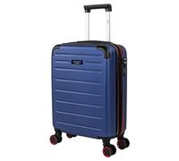 Jaslen - Maleta de Cabina 55x40x20 - Maletas De Viaje Cabina Rígidas Trolley con 4 Ruedas Dobles para Avion Ligera Equipaje De Mano Candado de Combinación. Compatible Ryanair, Azul