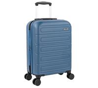 Jaslen - Maleta de Cabina 55x40x20 - Maletas De Viaje Cabina Rígidas Trolley con 4 Ruedas Dobles para Avion Ligera Equipaje De Mano Candado de Combinación. Compatible Ryanair, Azul