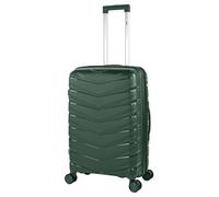 Jaslen - Maleta Mediana con 4 Ruedas Giratorias para Viajes Largos Tipo Trolley. Candado de Combinacion TSA Ideal como Maletas de Viaje Grandes 23 Kilos y Extensible, Verde