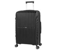 Jaslen - Maleta Mediana con 4 Ruedas Giratorias para Viajes Largos Tipo Trolley. Ideal como Maletas de Viaje Grandes 23 Kilos y Maleta Viaje Mediana Resistentes, Negro