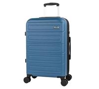 Jaslen - Maleta Mediana con 4 Ruedas Giratorias para Viajes Largos Tipo Trolley Ideal como Maletas de Viaje Grandes 23 Kilos y Maleta Viaje Mediana Resistentes, Azul