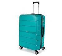 Jaslen - Maletas Grandes De Viaje Rígidas Ligeras con 4 Doble Rueda 360° Candado de Combinacion TSA Maleta Grande 23 Kilos Alta Resistencia Extensible Maleta XL Duradera, Verde