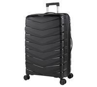 Jaslen - Maletas Grandes De Viaje Rígidas Ligeras con 4 Doble Rueda 360° Candado de Combinacion TSA Maleta Grande 23 Kilos Alta Resistencia Extensible Maleta XL Duradera., Negro