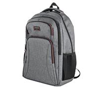 Jaslen - Mochila Unisex Grande para Escuela, Instituto y Universidad - Ligera, Resistente, Multiusos, Ideal para Chicos y Chicas, Viaje y Deporte, Gris