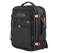 Jaslen - Mochila Viaje Cabina Avion 40X30X20. Maleta Ligera Para Avión De Mano Con Compartimentos. Compatible Ryanair Extensible, Negro