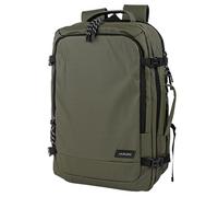 Jaslen - Mochila Viaje Cabina Avion Maleta Ligera Para Avión De Mano Con Compartimentos. Compatible Ryanair Extensible, Kaki