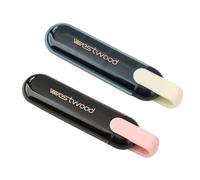 Jaslongri Pastillero, pastillero pequeño para viajes, pastillero para vitaminas, medicamentos, pastillas, buen rendimiento de sellado, conservación de propiedades medicinales. (Color de tinta azul+ro