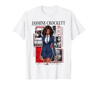 Jasmine Crockett Clapback Queen, Negro Power Rising Camiseta